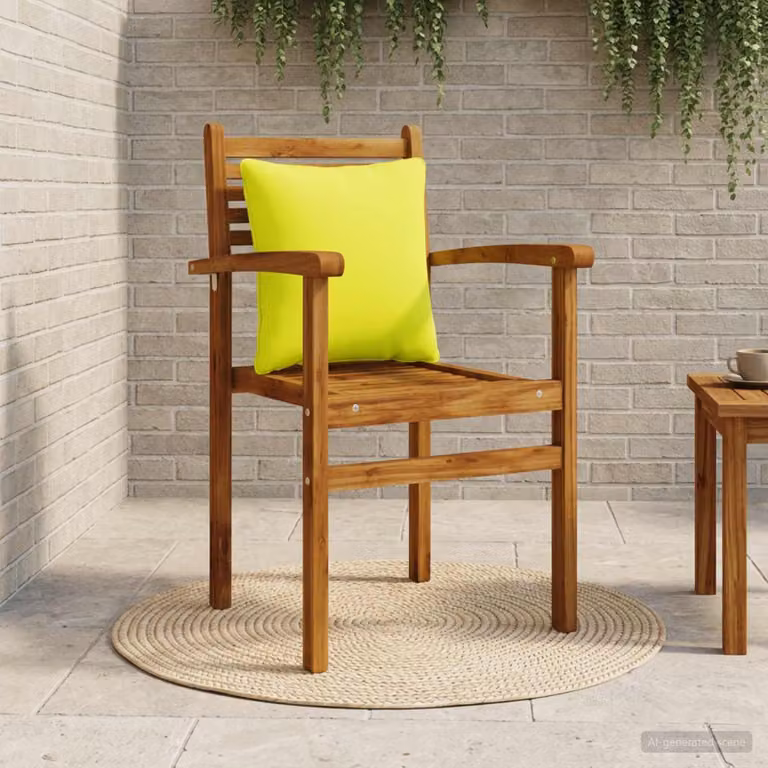 Cuscino per schiena vidaXL PUTTEN in poliestere con rivestimento rimovibile e lavabile in lavatrice, disponibile in verde e giallo