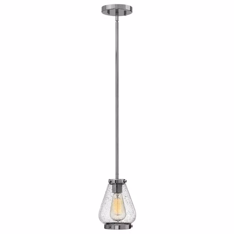 Lampada a sospensione Finley cromata 1xE27x100W in metallo, dimensioni: 135,3x15,2x15,2 cm, IP20, Hinkley