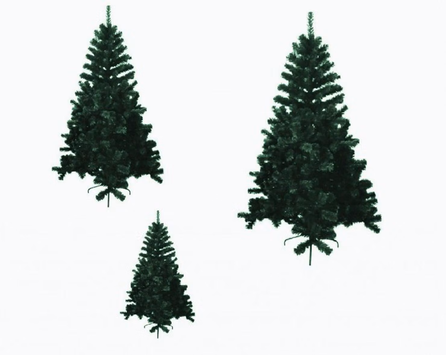 Albero di Natale artificiale in diverse dimensioni Albero di Natale