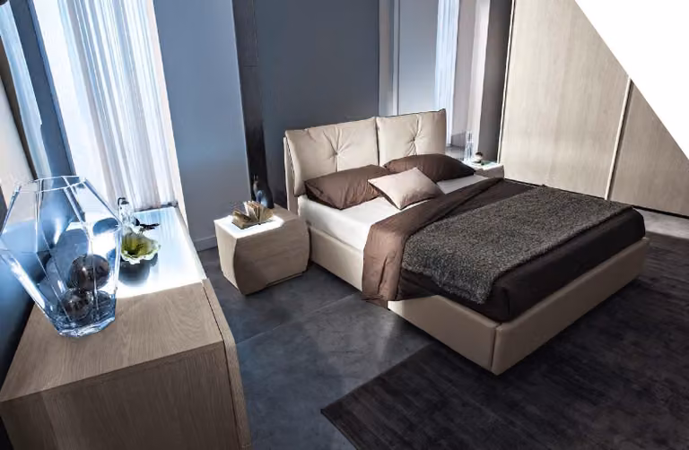 Bett Doppel Betten Möbel Einrichtung Bettgestelle Schlafzimmer Modern Luxus