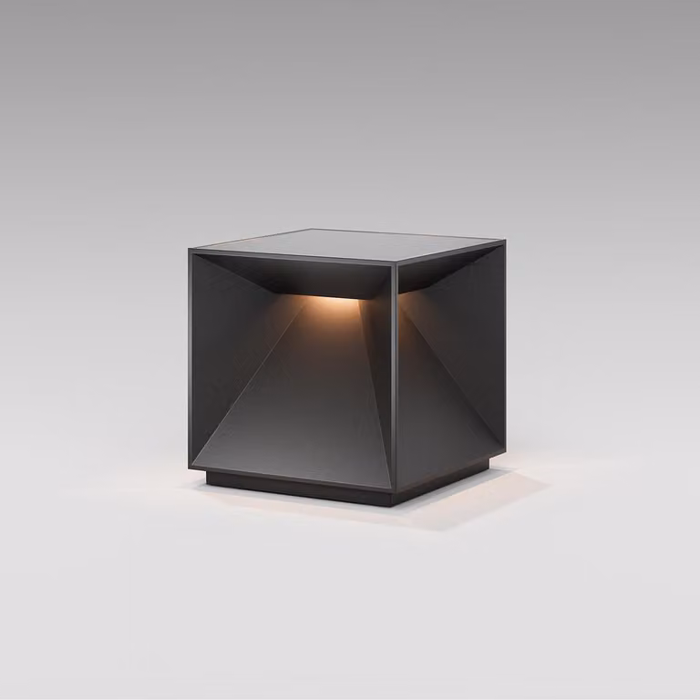 Sigor LED lampada da tavolo ricaricabile Nutalis IP54 a forma di cubo Flex Mood 2700/2200K nero notte