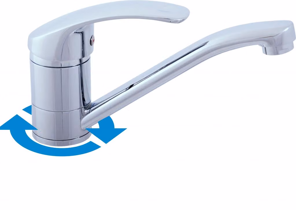 Slezák-RAV Miscelatore per lavabo Slezák RAV Mississippi MS015 Colore: cromo, Dimensione: 1/2''