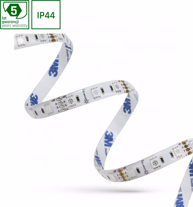 Striscia LED Spectrum 60W Strip 5m 120° silicone IP44 12V RGB DIMMABILE