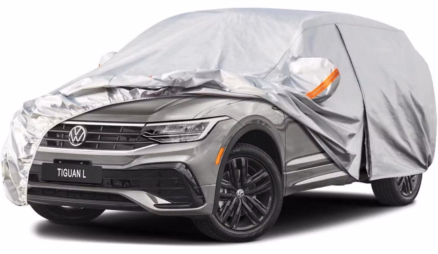 Copertura per auto impermeabile e traspirante, compatibile con VW Tiguan L/Allspace (2016-2025), colore argento