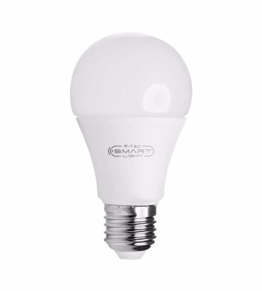 Lampadina LED Smart V-Tac E27 11W RGB Dimmerabile Compatibile con Google Home e Amazon Alexa