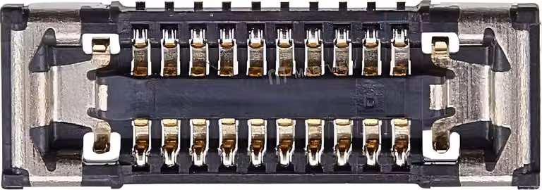 Clappio, connettore per fotocamera posteriore FPC iPhone 16 Pro / 16 Pro Max 20 pin, nero
