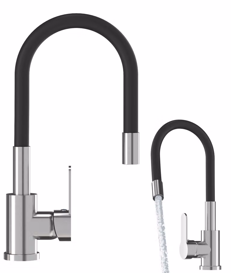 Granitan - Miscelatore cucina - Rubinetto cucina - Miscelatore lavello cromato - GRADO