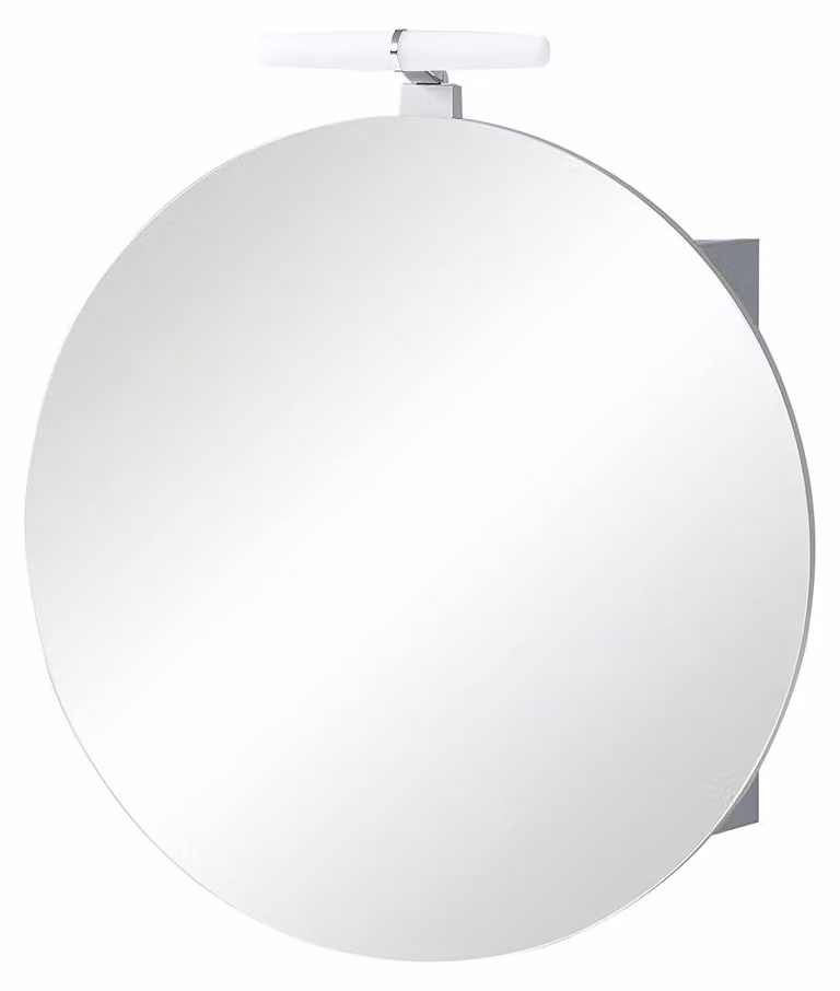 Specchio Bjarne, realizzato in materiale composito di legno, design Fjord, dimensioni 65x16x68,3 cm