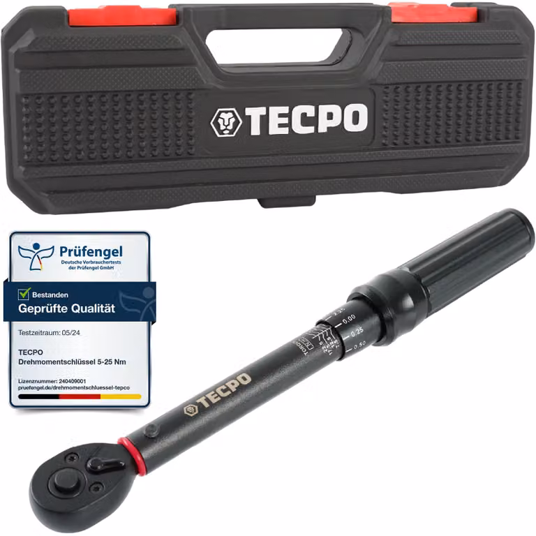 Chiave dinamometrica TECPO 1/4" 5-25 Nm