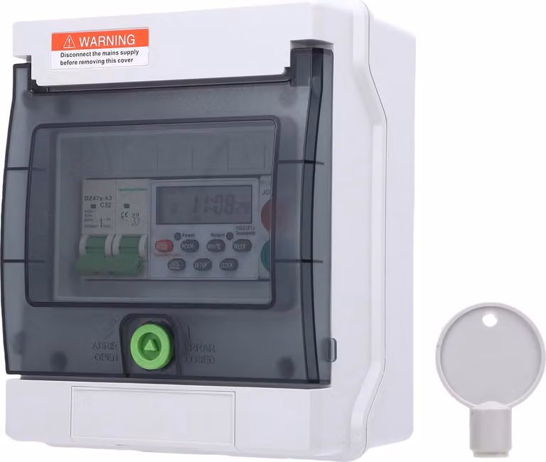 Scatola di distribuzione impermeabile per uso esterno, comando a tempo programmabile, elettrica per pompe di illuminazione stradale, generatori