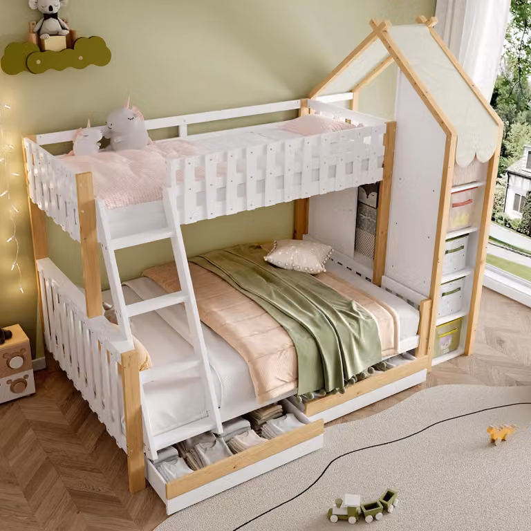 Divano letto 90/180x200 cm, estendibile, con struttura imbottita in grigio chiaro, dotato di vani contenitori, illuminazione LED, presa USB, rete a molle e 2 materassi a molle