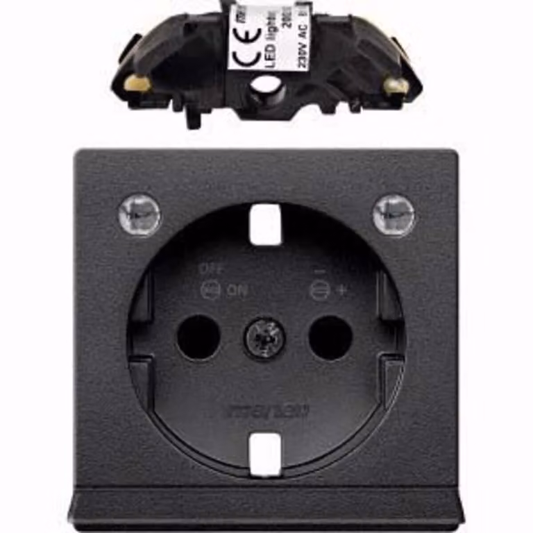 Set di espansione per illuminazione a LED per prese SCHUKO, antracite, Sistema M