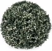 Pianta artificiale di Bosso con Gypsophila verde Yes Everyday per decorazione da tavolo, Altezza: 33 cm