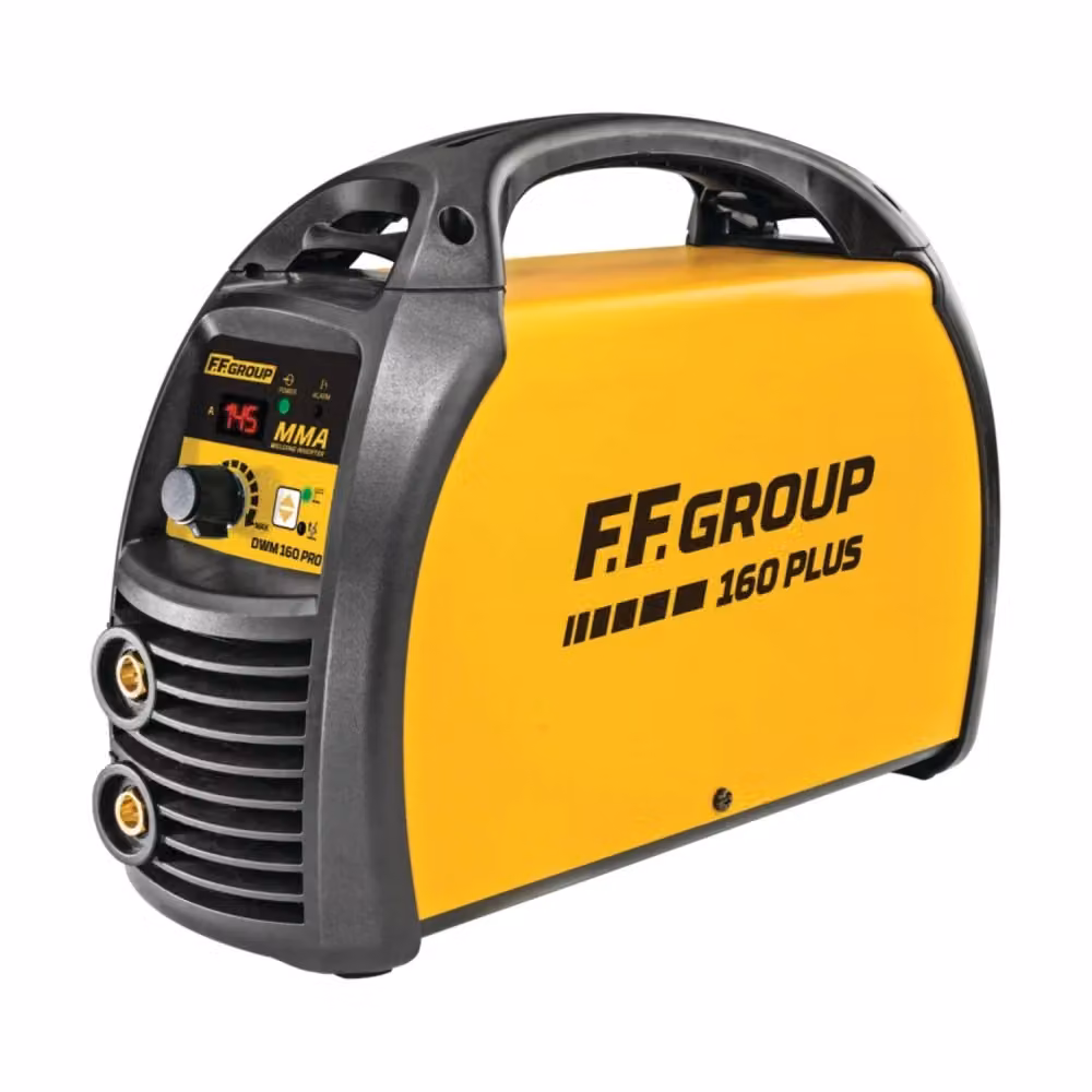 Saldatrice inverter MMA Ff group dwm 160 plus uso semi professionale, colore giallo – 2
