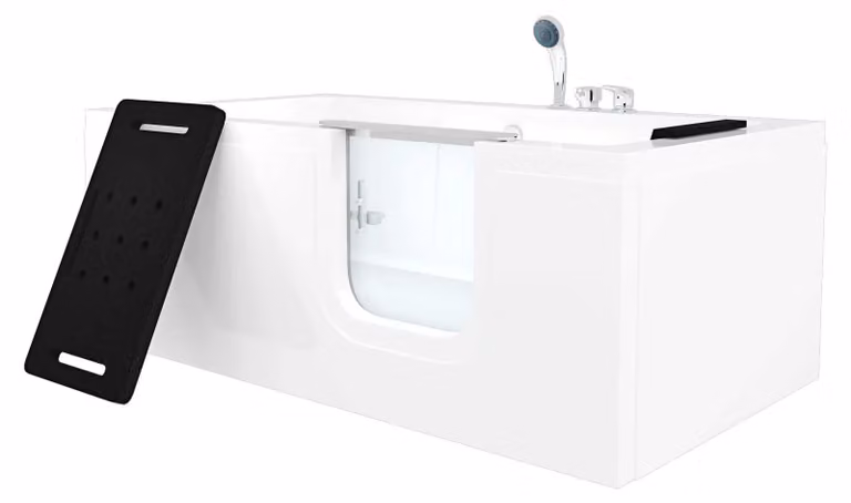 Vasca per anziani con sportello S15-EH-R 85x160 cm, miscelatore monocomando