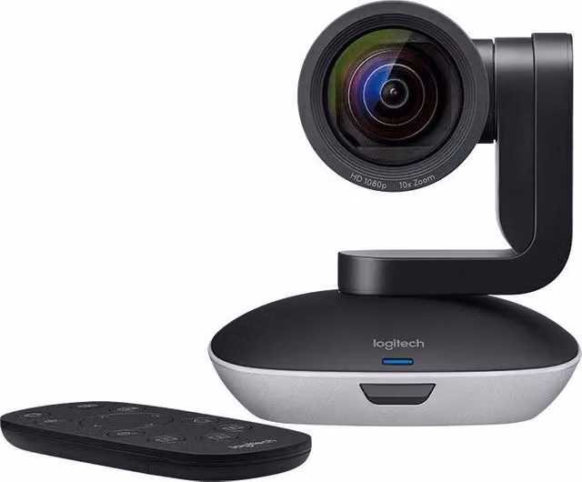 Logitech PTZ Pro 2 Webcam Full HD Nero e Grigio con connessione USB-C