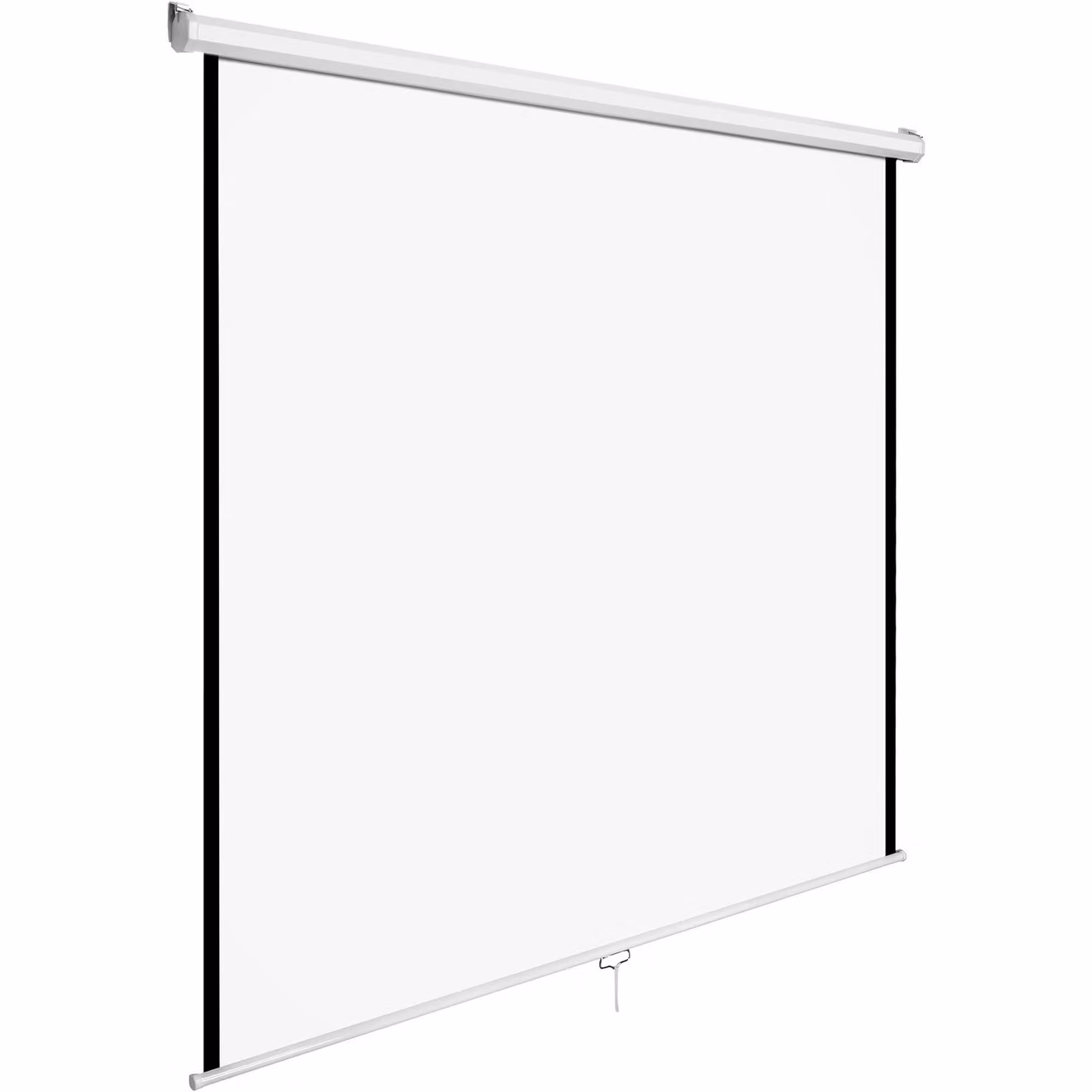 Schermo per proiettori HDTV TecTake bianco e nero L 203 cm x H 203 cm – 3