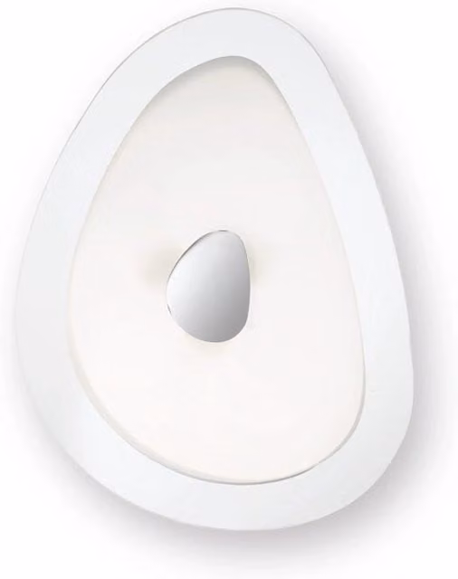 Plafoniera Moderna Geko IDEAL LUX in Metallo e Vetro Bianco e Cromo con 3 Luci E27