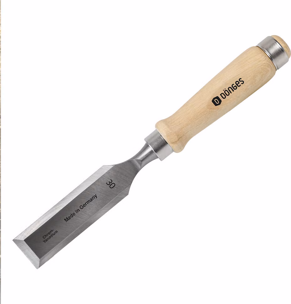 Scalpello a punta Dönges con manico in legno, 30 mm