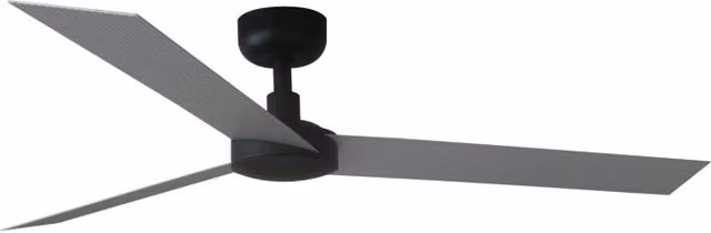 CRUISER XL, Ventilatore senza Luce, Faro Barcelona Colore: Nero e Alluminio