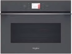 Forno elettrico da incasso combinato 2in1 Whirlpool 6 SENSO LIVE WCW11O7FHTSSM da 52 Lt, colore Stardust grey matte, L: 60 cm