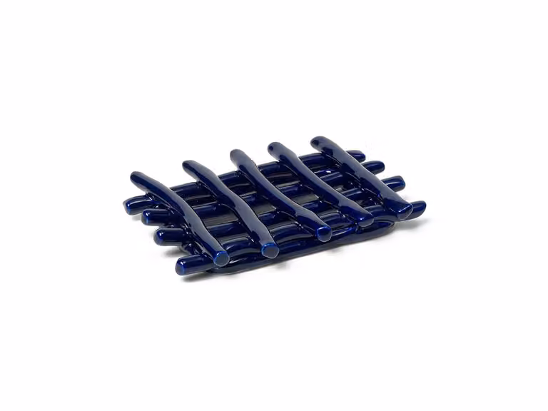 Ceramic Portasapone - Blu