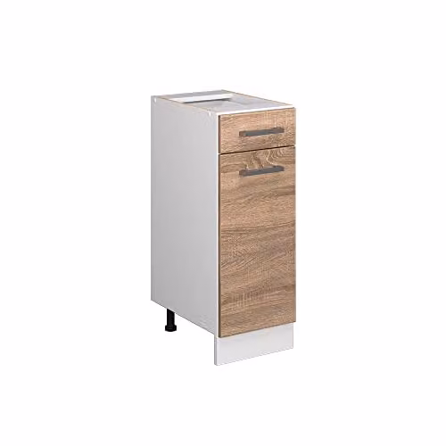 Vicco Mobiletto base per cucina R-Line, Sonoma, 30 cm