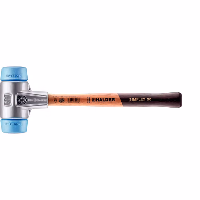 Mazza SIMPLEX soft-face, TPE-soft; con alluminio..