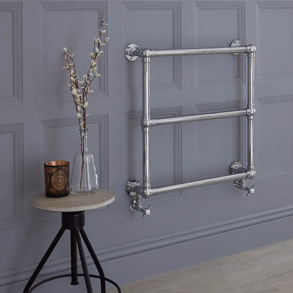 Scaldasalviette Tradizionale Minimalista - Cromato - 680mm x 673mm - Condesa