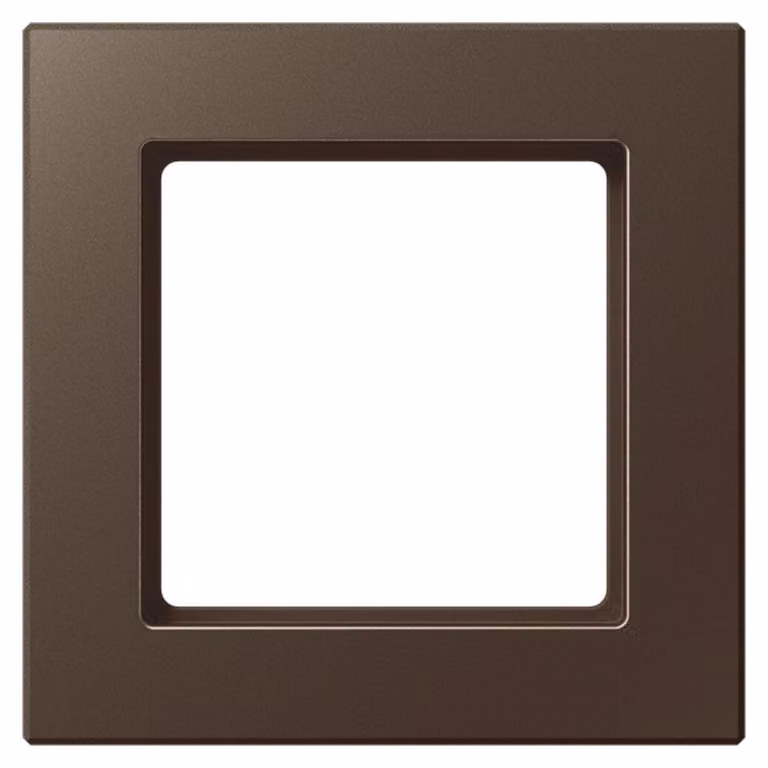 Cornice Jung 1-gang moka orizzontale/verticale AC 581 MO