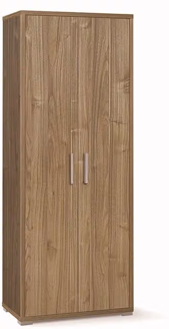 Armadio mobile 2 ante 71x41x182H cm in kit di design colore Noce Stelvio