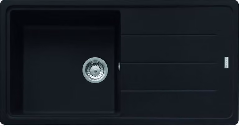 Franke Basis - Lavello Fragranite BFG 611, 970x500 mm, nero opaco 114.0661.511
