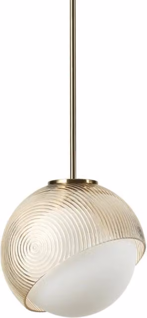 Lampada a Sospensione Bloom E27 Ottone Altezza Regolabile Ideal Lux