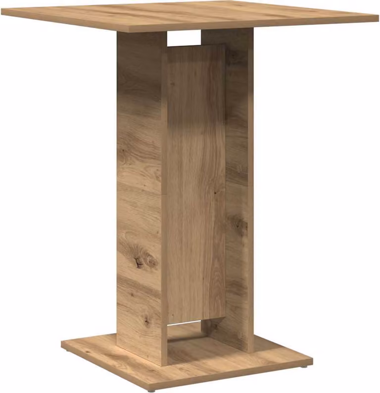 Tavolo da Bistrot Rovere Artigianale 60x60x75 cm in Truciolato