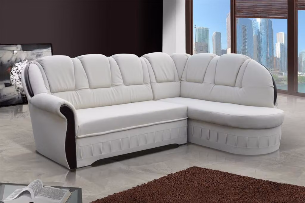 Couch Wohnlandschaft Eck Garnitur Design Modern Sofa L-Form Stoffsofas