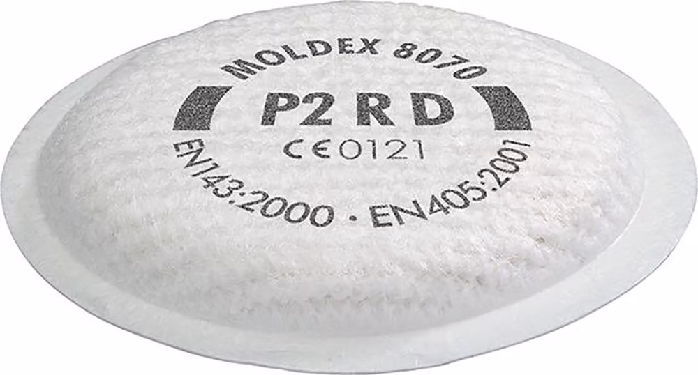 Filtro antiparticolato Moldex 807001 EN 143:2000 + A1:2006 P2 R D per serie 8000 - 807001