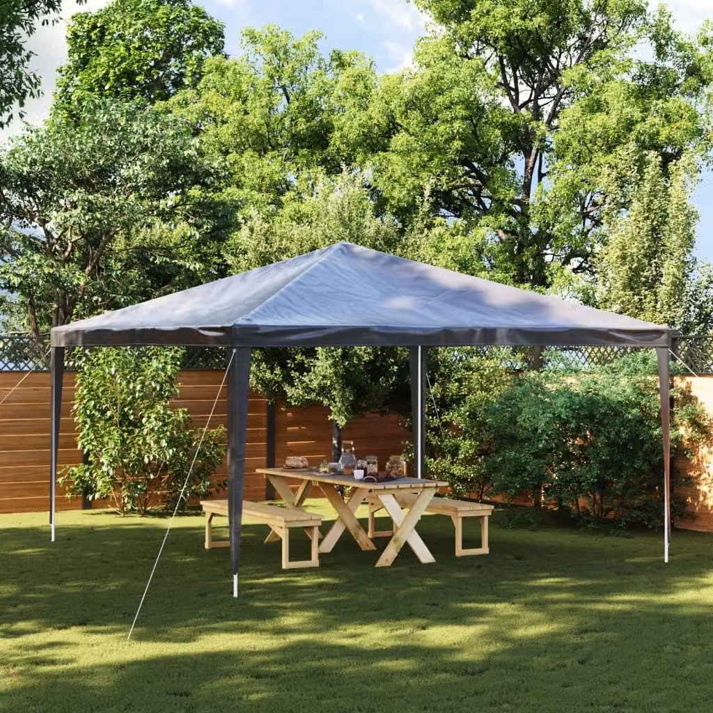 Maison Exclusive - Tenda da festa professionale, 4x4 metri, colore antracite, 90 g/m²