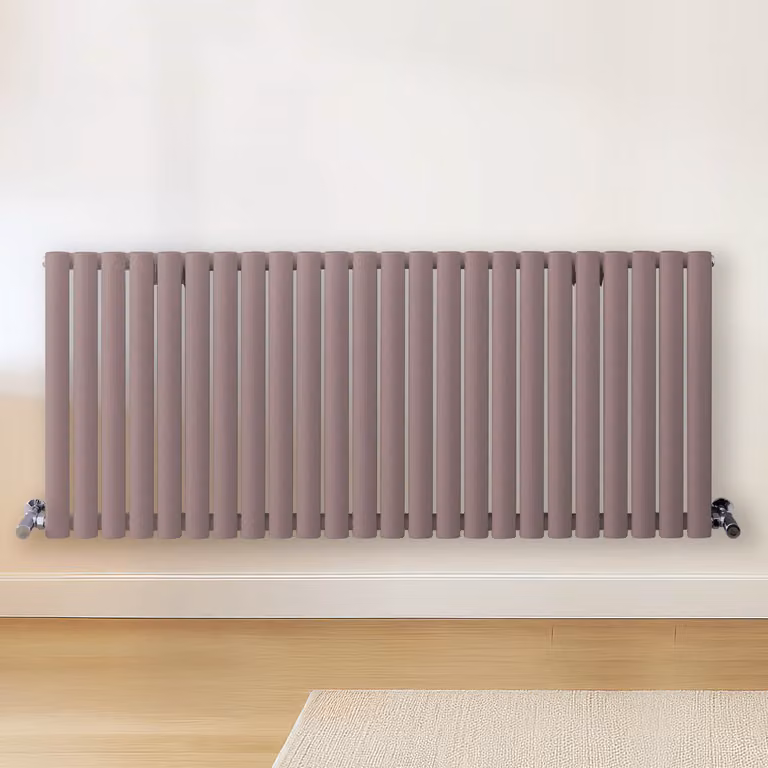 Radiatore di Design Orizzontale Viola (Dahlia Viola) - 600mm x 1416mm - Pannello Doppio  - Revive