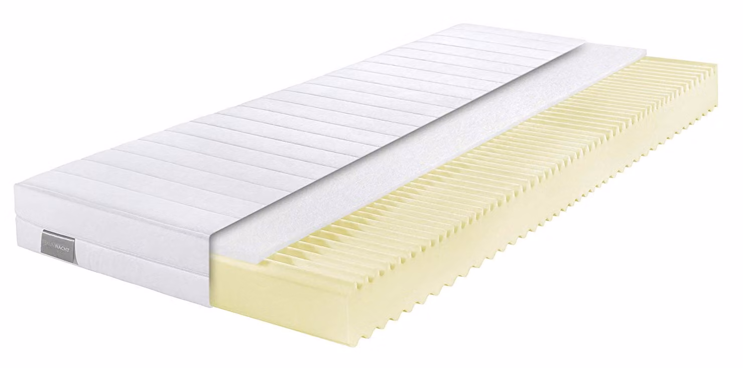 Materasso in schiuma fredda Traumnacht Classic Duo, 7 zone, durezza H2/H3, dimensioni 100x200 cm, altezza 16 cm