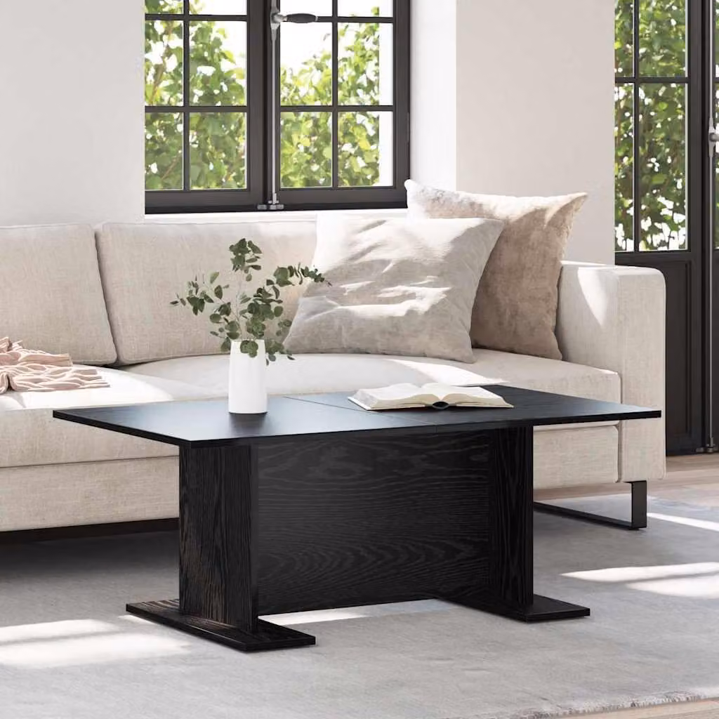Maison Exclusive - Tavolino da salotto effetto rovere nero 103,5 x 60 x 40 cm