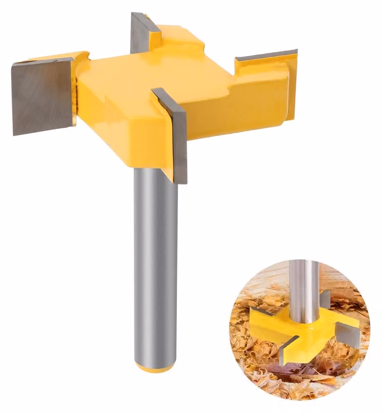 Fresatrice a colonna da 8 mm - Piano di lavoro per CNC - Lavorazione del legno - Fresatrice di pulizia - Fresatrice di finitura - Fresatrice a spirale - Fresatrice