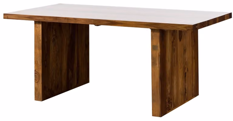 MASSIVMOEBEL24 | tavolo da pranzo in legno di Sheesham / palissandro 180x90x76 noce laccato DUKE #102