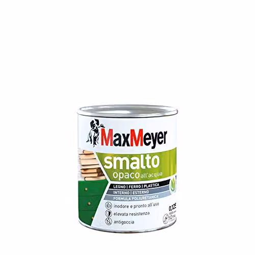 MaxMeyer Smalto Poliuretanico - Bianco Opaco - 0.125 l