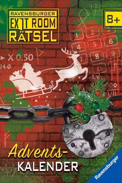 Ravensburger Exit Room: Calendario dell'Avvento - Salva il Natale con avvincenti enigmi!