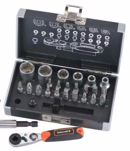 rothewald® Mini Set di e bit set metrico, 26 pezzi