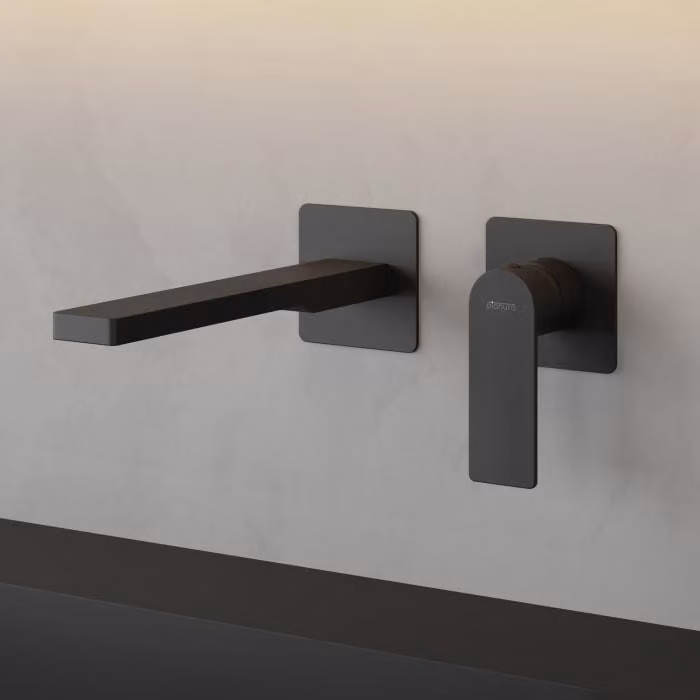Miscelatore da parete per lavabo, serie Giulia, 20 cm, completo di corpo principale