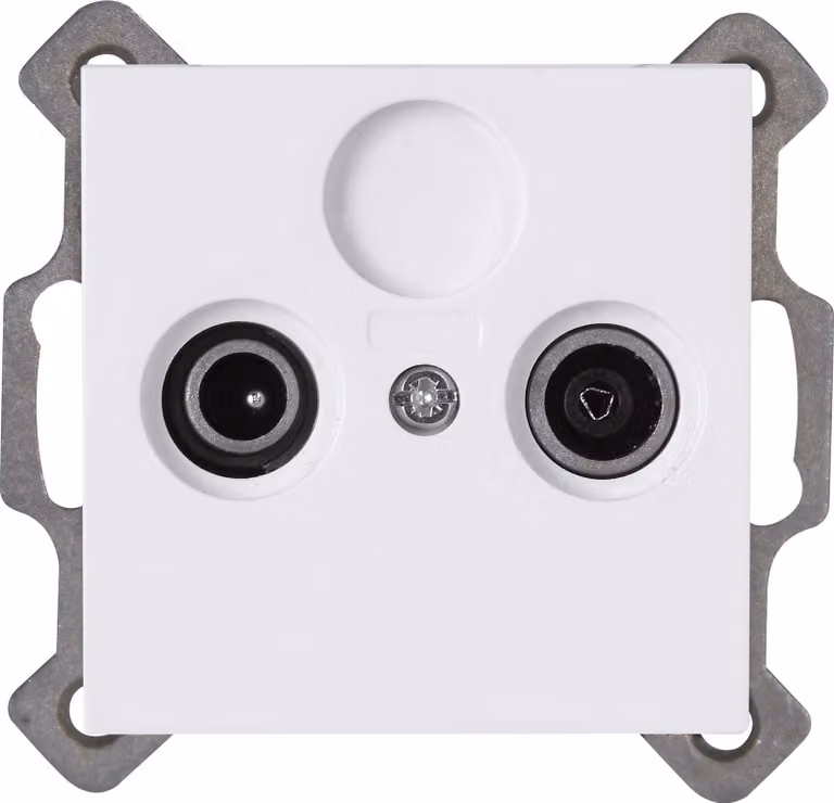 Presa TV/RF Kopp Athenis, bianco artico, finitura opaca, 941232081