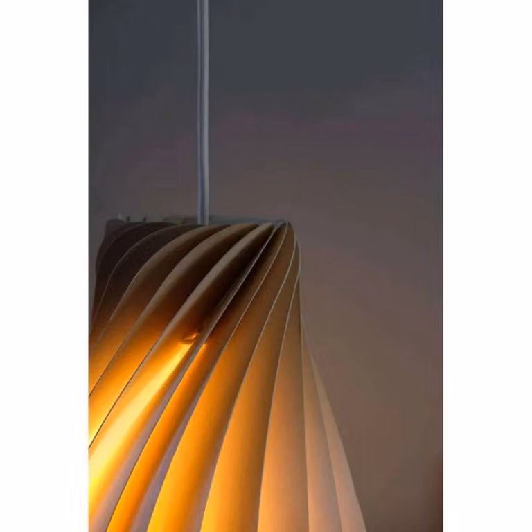 Tom Rossau Lampada a sospensione No.111, dimmerabile, Legno chiaro, Soggiorno / Sala da pranzo, Legno, Scandinavo, Lampada a sospensione