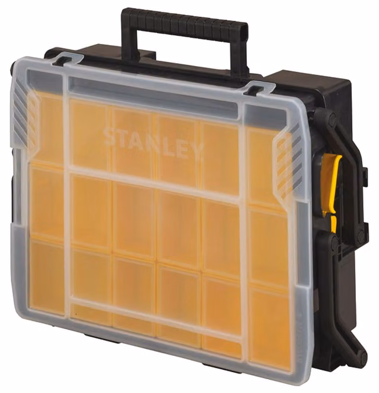 Stanley Organiser Sortmaster Multilevel - Scatola per minuteria - Plastica - Nero - Trasparente - 400 mm - 420 mm - 315 mm (STST1-75540 / 3253561755408)