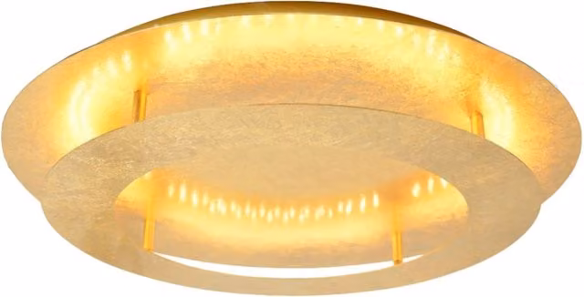 Plafoniera LED Candellux Merle tonda oro, Diametro: 40 cm, 18W, 3000K – 1